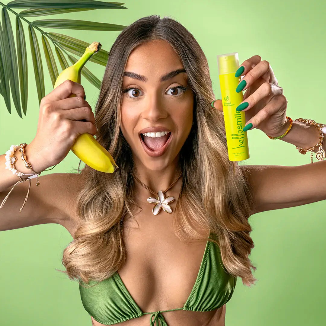 Герой от бананова паста за зъби