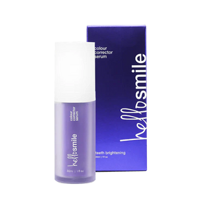 Лилав серум за избелване на зъби